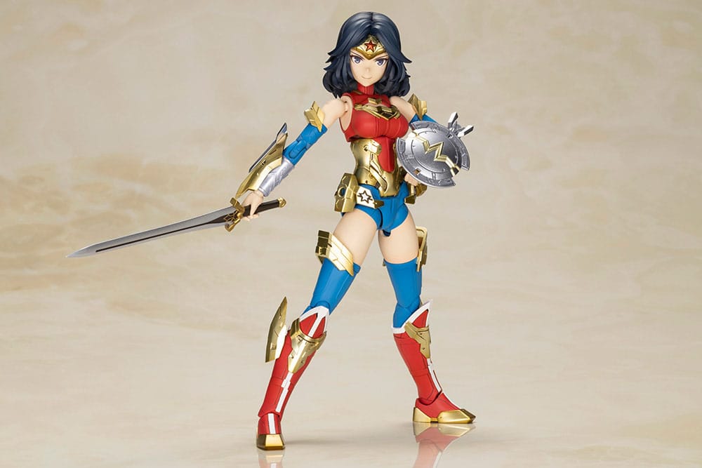 DC Comics Cross Frame Girl Plastic Model Kit Wonder Woman Humikane Shimada Ver. 16 cm - Kotobukiya Model Kits
