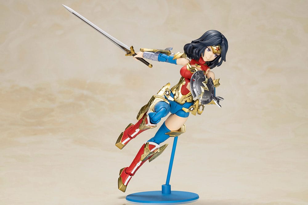 DC Comics Cross Frame Girl Plastic Model Kit Wonder Woman Humikane Shimada Ver. 16 cm - Kotobukiya Model Kits