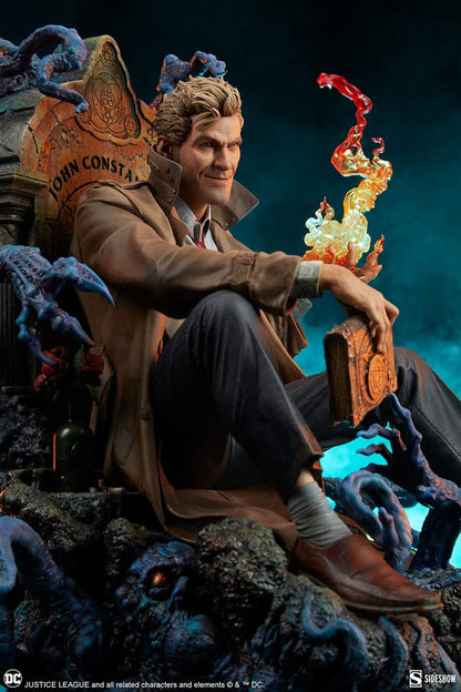 DC Comics: John Constantine (Just Another Exorcism Hangover): Premium Format Statue - Sideshow Collectibles Statue