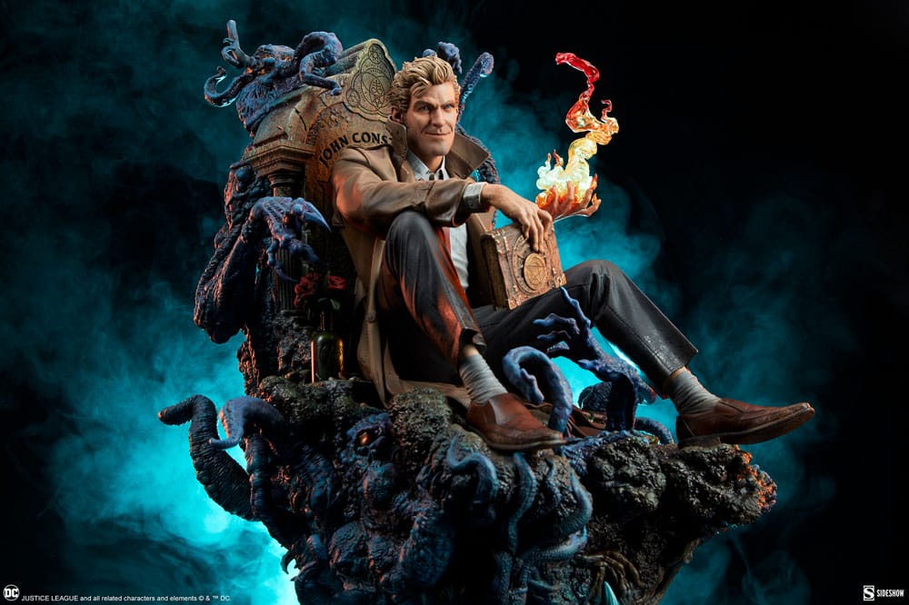 DC Comics: John Constantine (Just Another Exorcism Hangover): Premium Format Statue - Sideshow Collectibles Statue