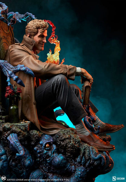 DC Comics: John Constantine (Just Another Exorcism Hangover): Premium Format Statue - Sideshow Collectibles Statue
