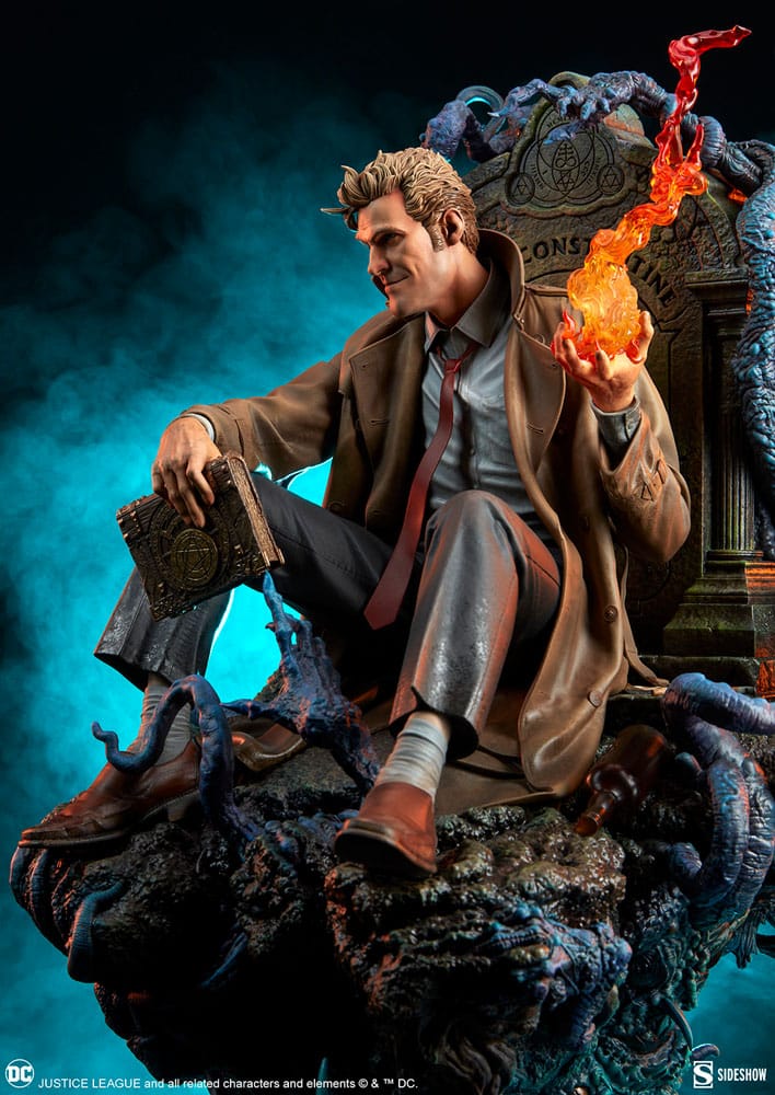 DC Comics: John Constantine (Just Another Exorcism Hangover): Premium Format Statue - Sideshow Collectibles Statue