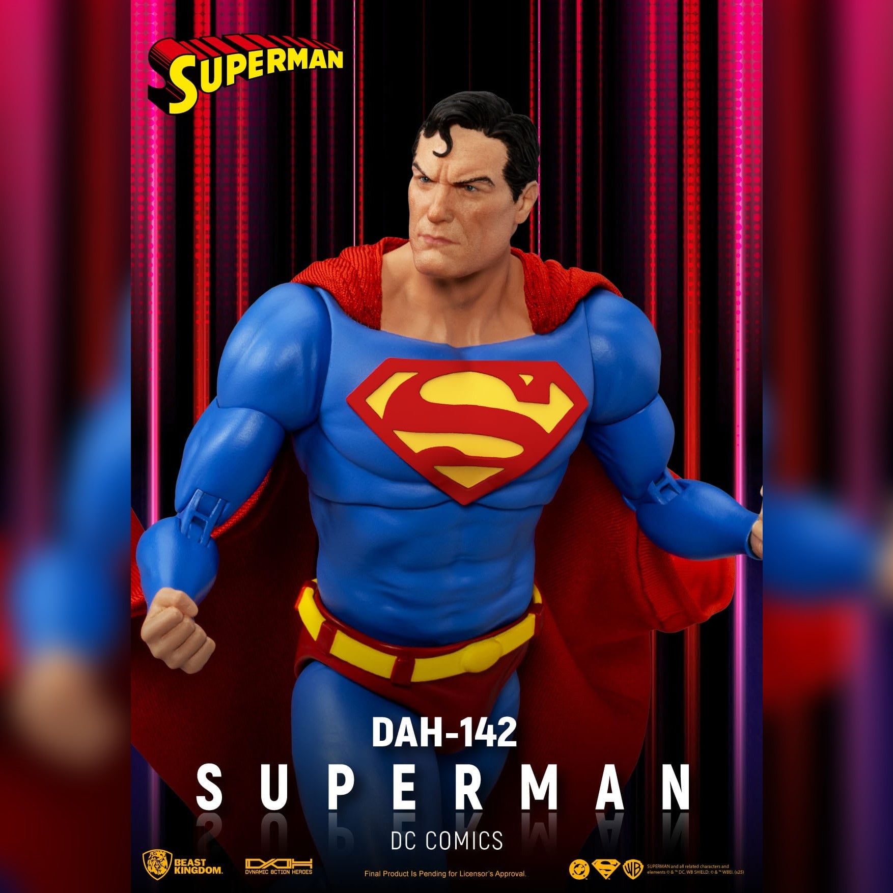 DC Comics: Superman: Dynamic 8ction Heroes: Action Figure - Beast Kingdom Toys Action Figures