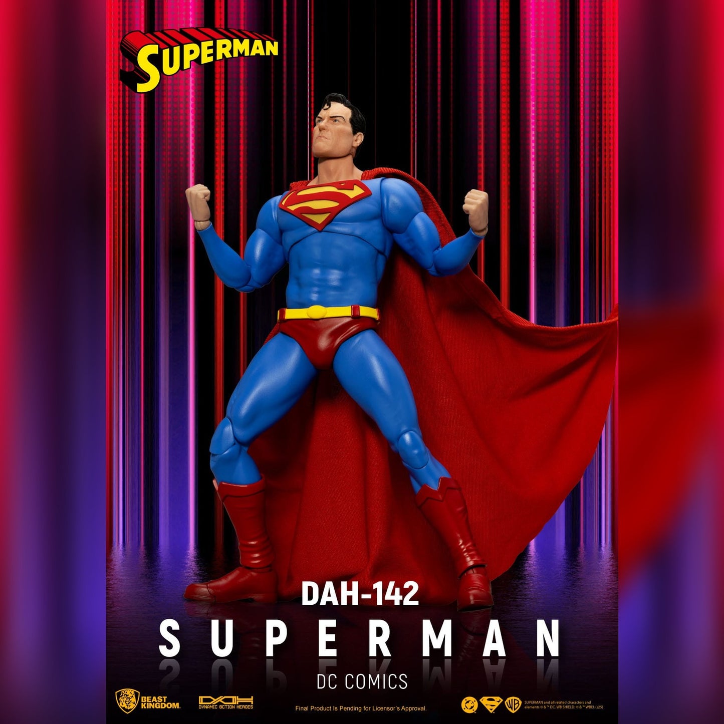 DC Comics: Superman: Dynamic 8ction Heroes: Action Figure - Beast Kingdom Toys Action Figures