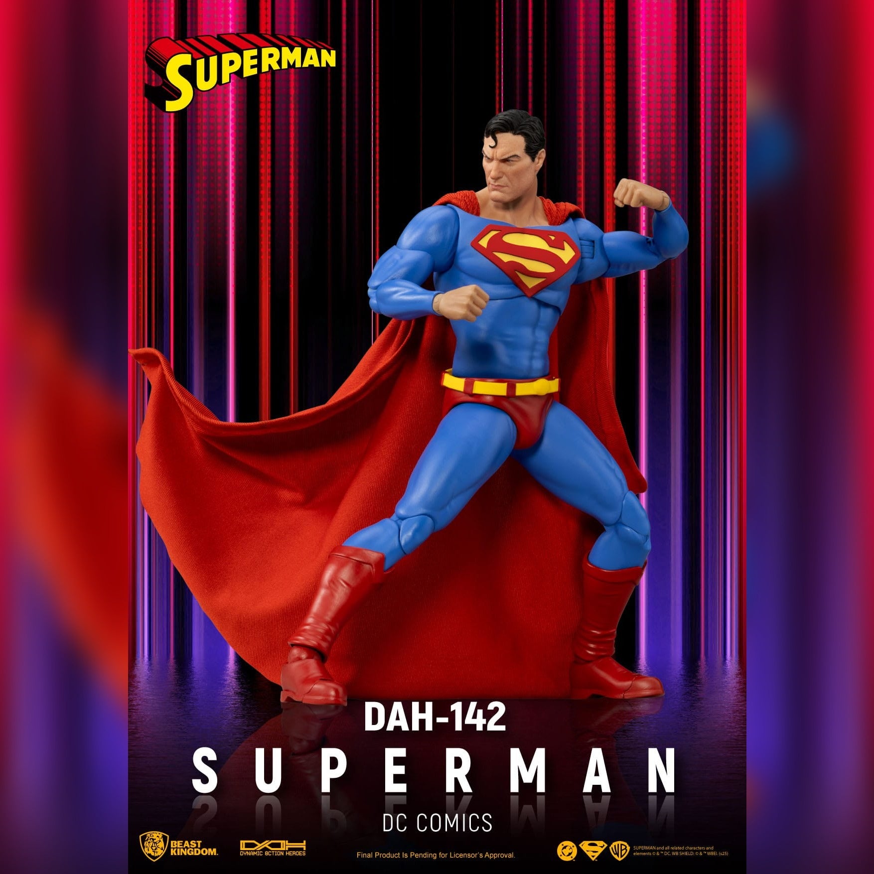 DC Comics: Superman: Dynamic 8ction Heroes: DAH-142: Action Figure: 20.5CM - Beast Kingdom Toys Action Figure