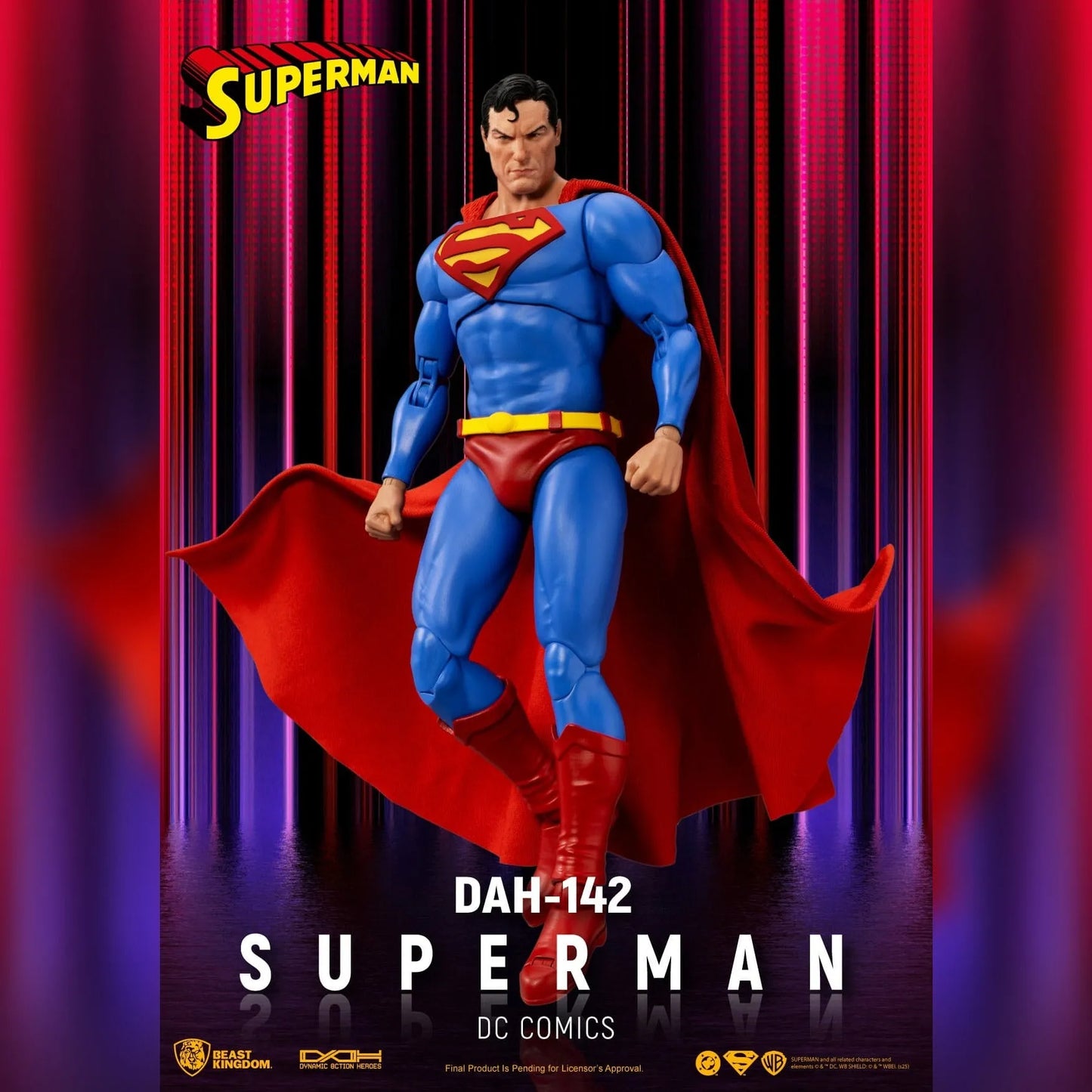 DC Comics: Superman: Dynamic 8ction Heroes: DAH-142: Action Figure: 20.5CM - Beast Kingdom Toys Action Figure