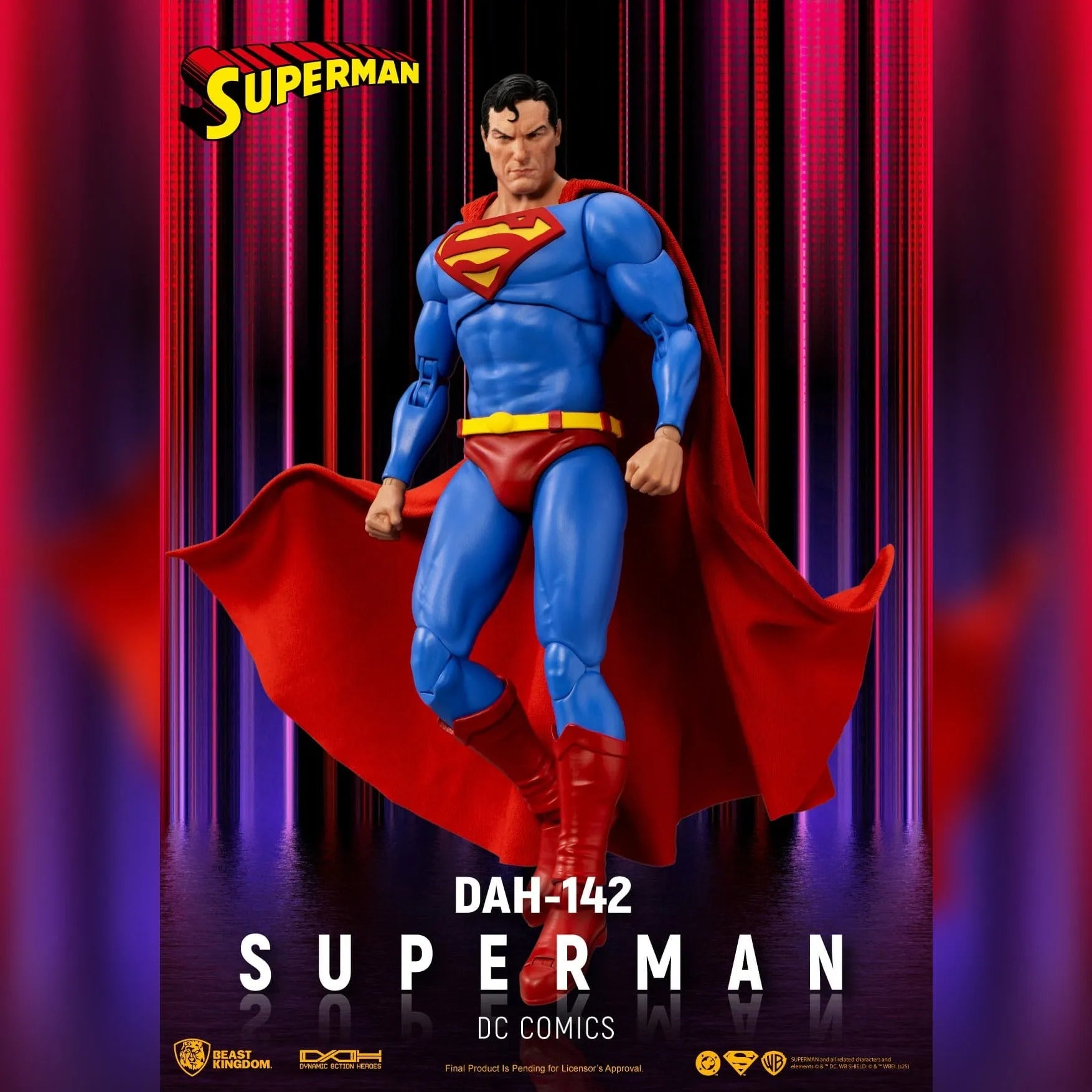 DC Comics: Superman: Dynamic 8ction Heroes: DAH-142: Action Figure: 20.5CM - Beast Kingdom Toys Action Figure