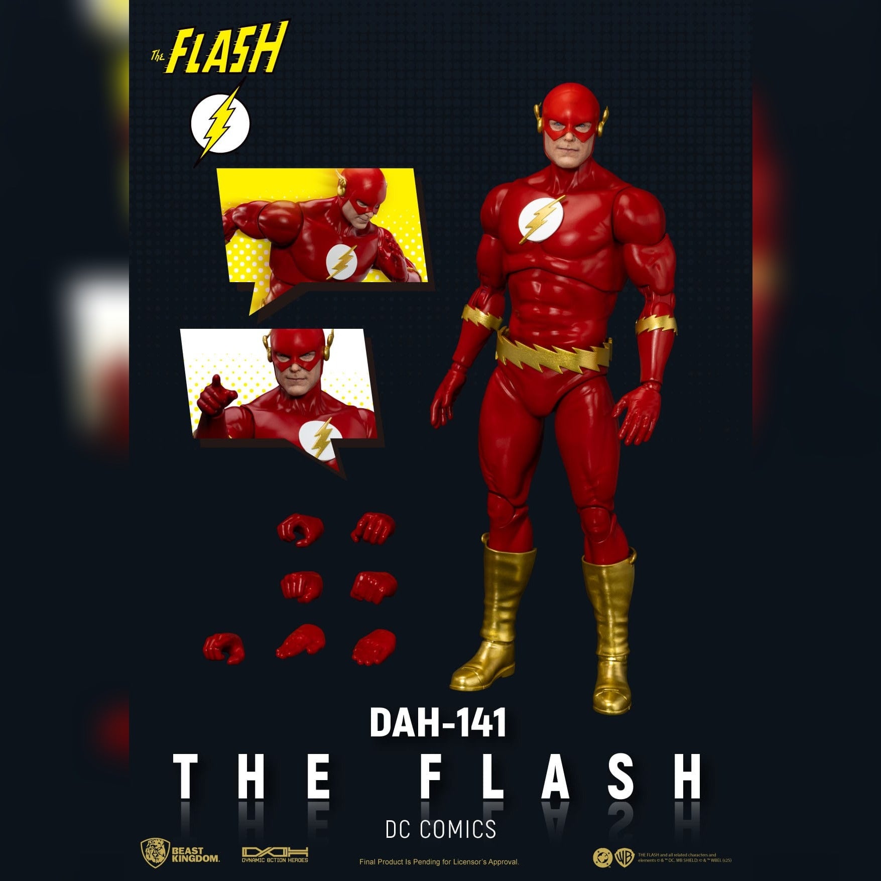 Beast Kingdom Toys DC Comics: The Flash: Dynamic 8ction Heroes