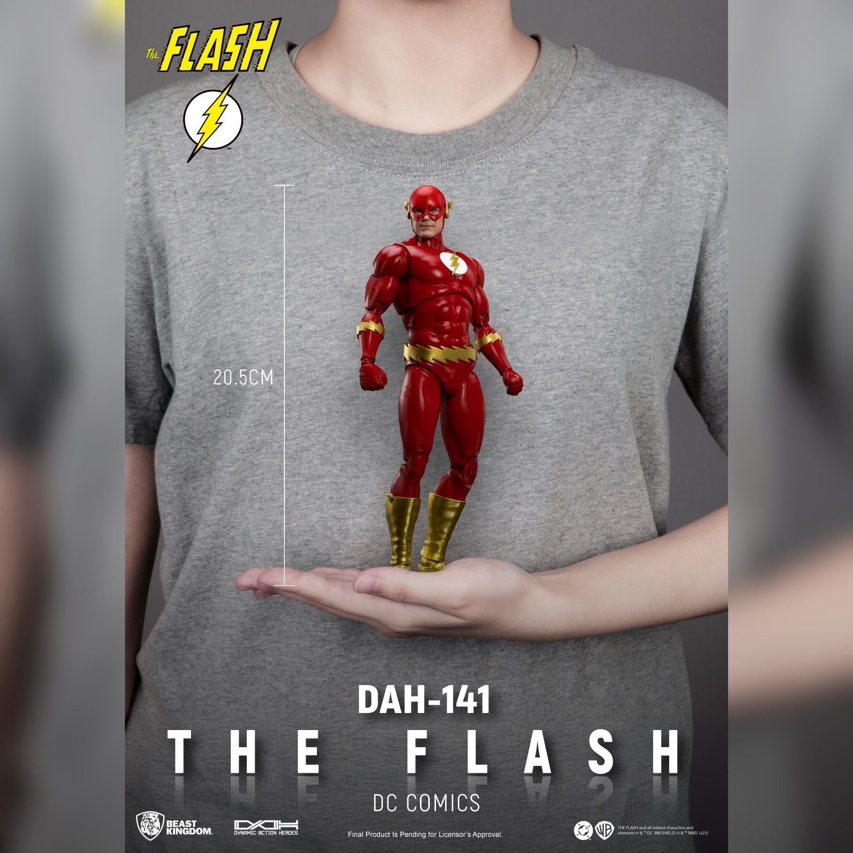 DC Comics: The Flash: Dynamic 8ction Heroes: Action Figure - Beast Kingdom Toys Action Figures