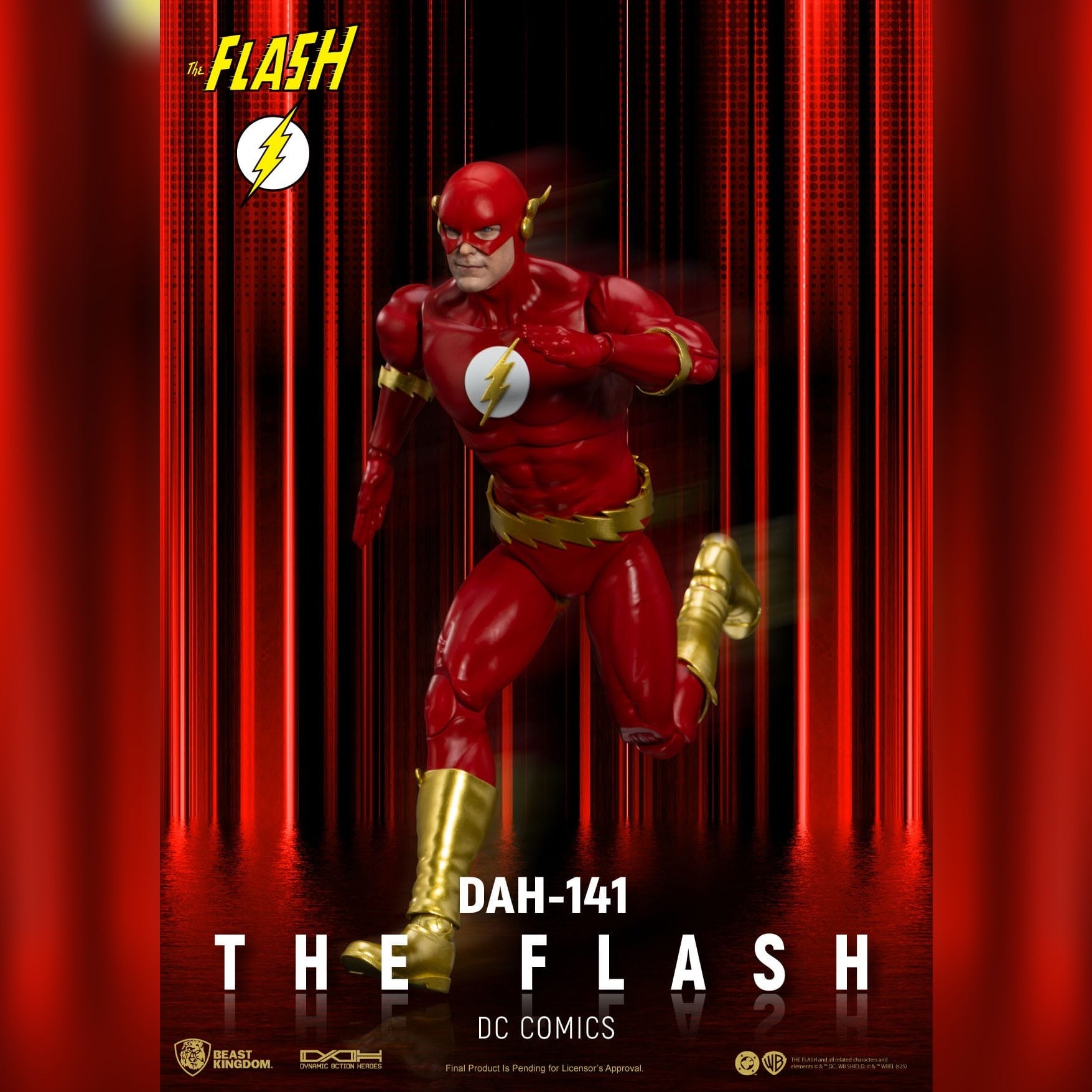 DC Comics: The Flash: Dynamic 8ction Heroes: Action Figure - Beast Kingdom Toys Action Figures