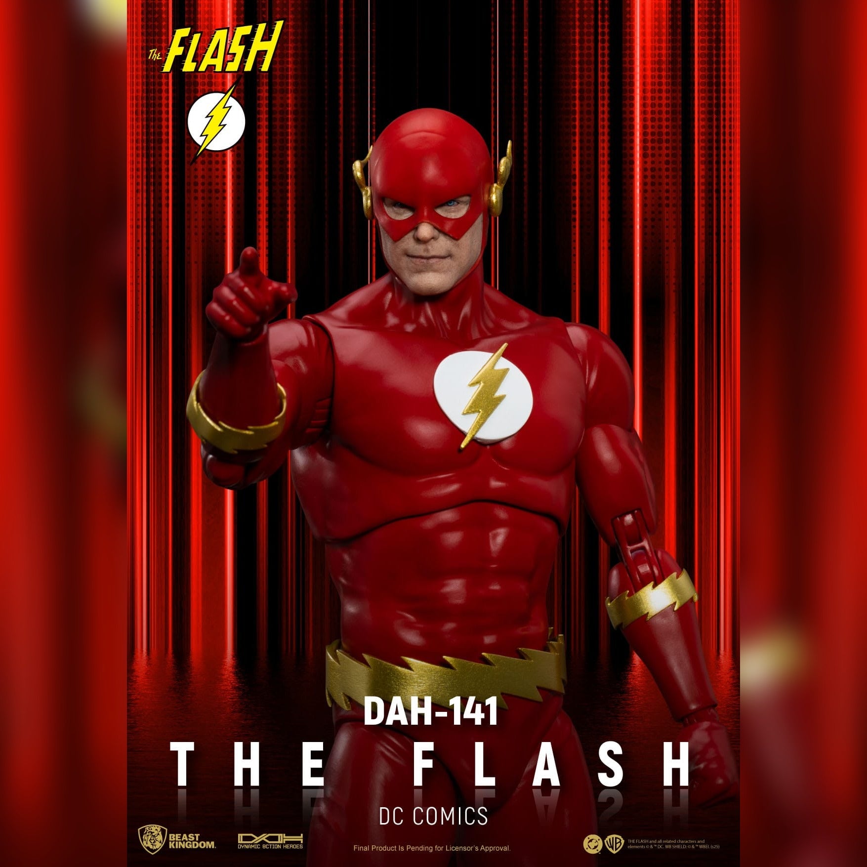 DC Comics: The Flash: Dynamic 8ction Heroes: DAH-141: Action Figure: 20.5CM Beast Kingdom