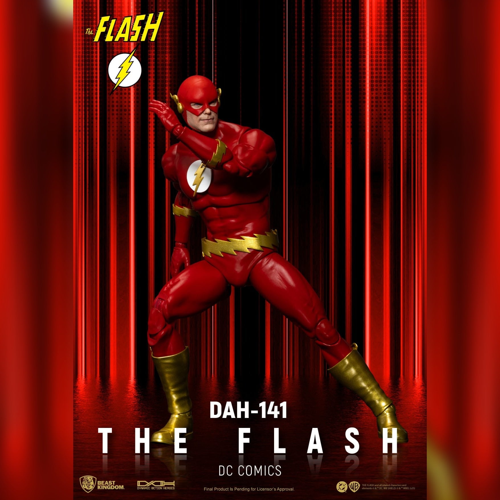 DC Comics: The Flash: Dynamic 8ction Heroes: DAH-141: Action Figure: 20.5CM Beast Kingdom