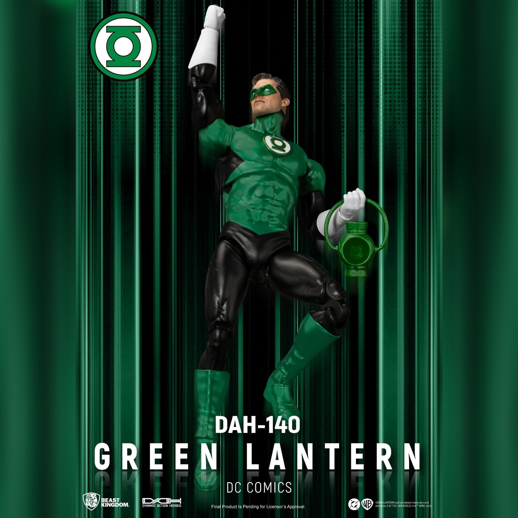 DC Comics: The Green Lantern: Dynamic 8ction Heroes: Action Figure - Beast Kingdom Toys Action Figures