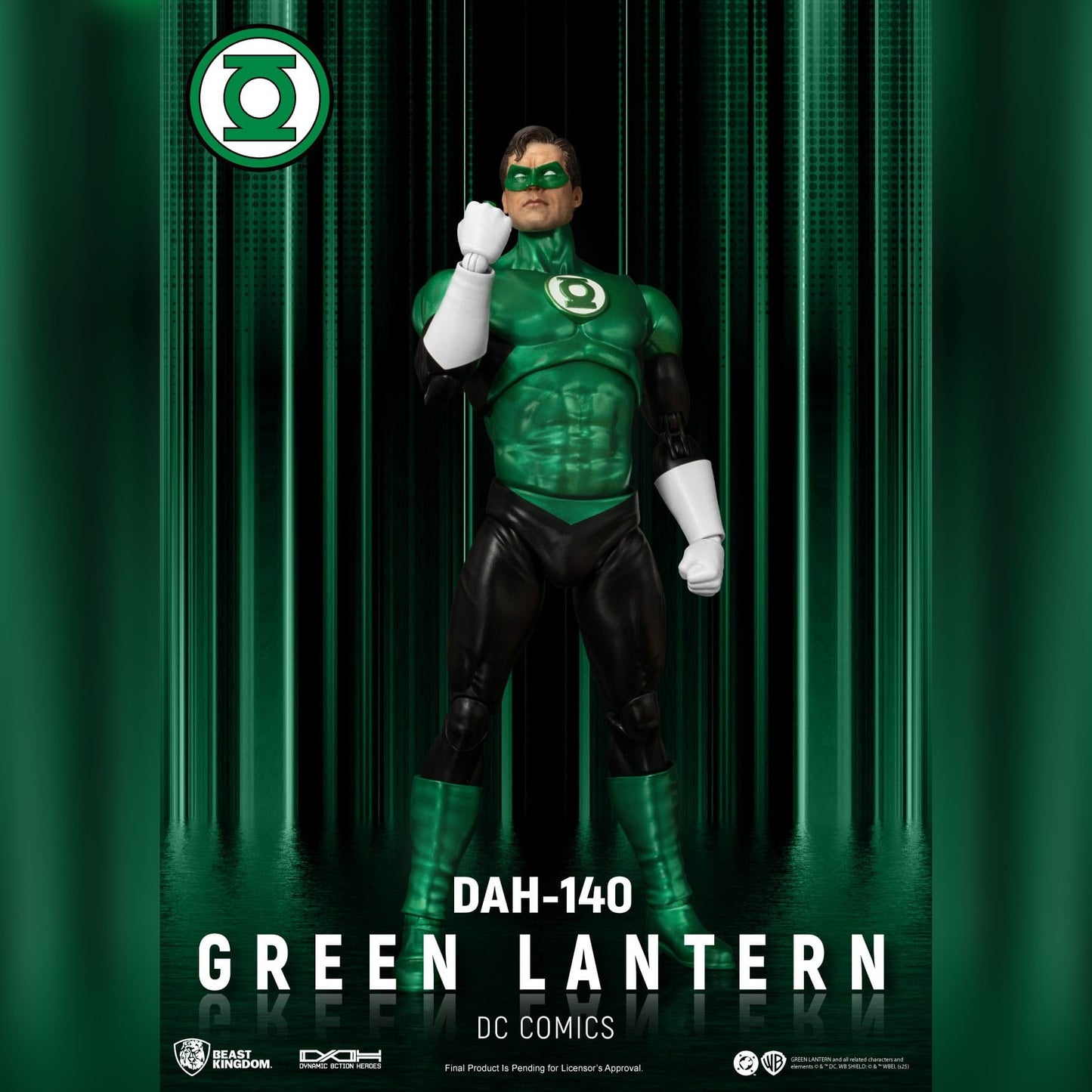DC Comics: The Green Lantern: Dynamic 8ction Heroes: Action Figure - Beast Kingdom Toys Action Figures