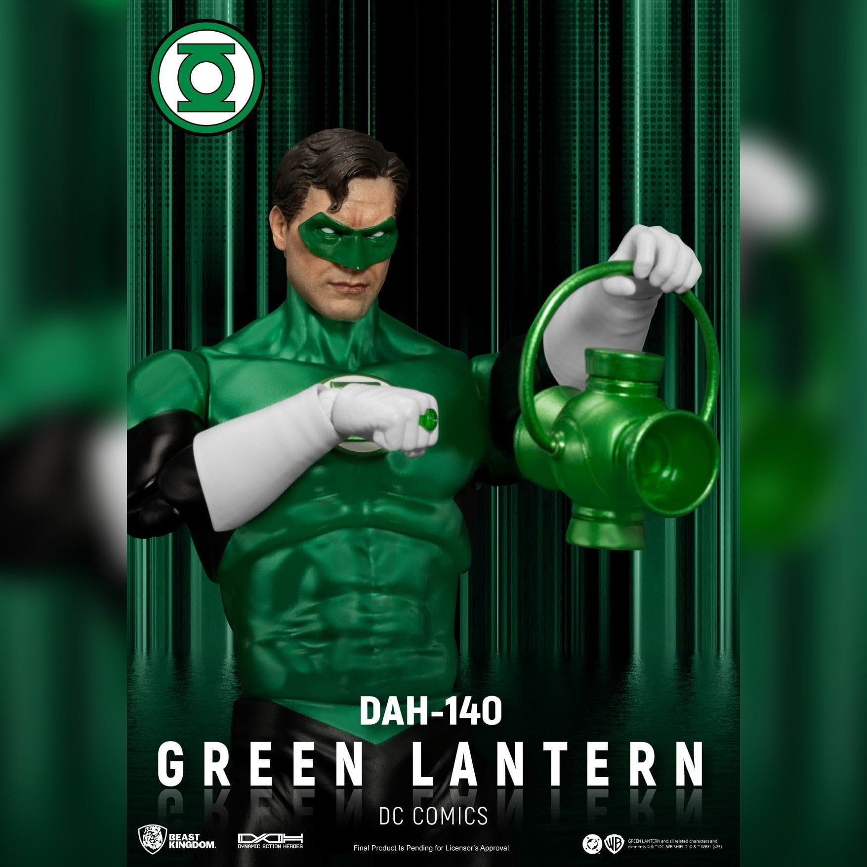DC Comics: The Green Lantern: Dynamic 8ction Heroes: DAH-140: Action Figure: 20CM - Beast Kingdom Toys Action Figure