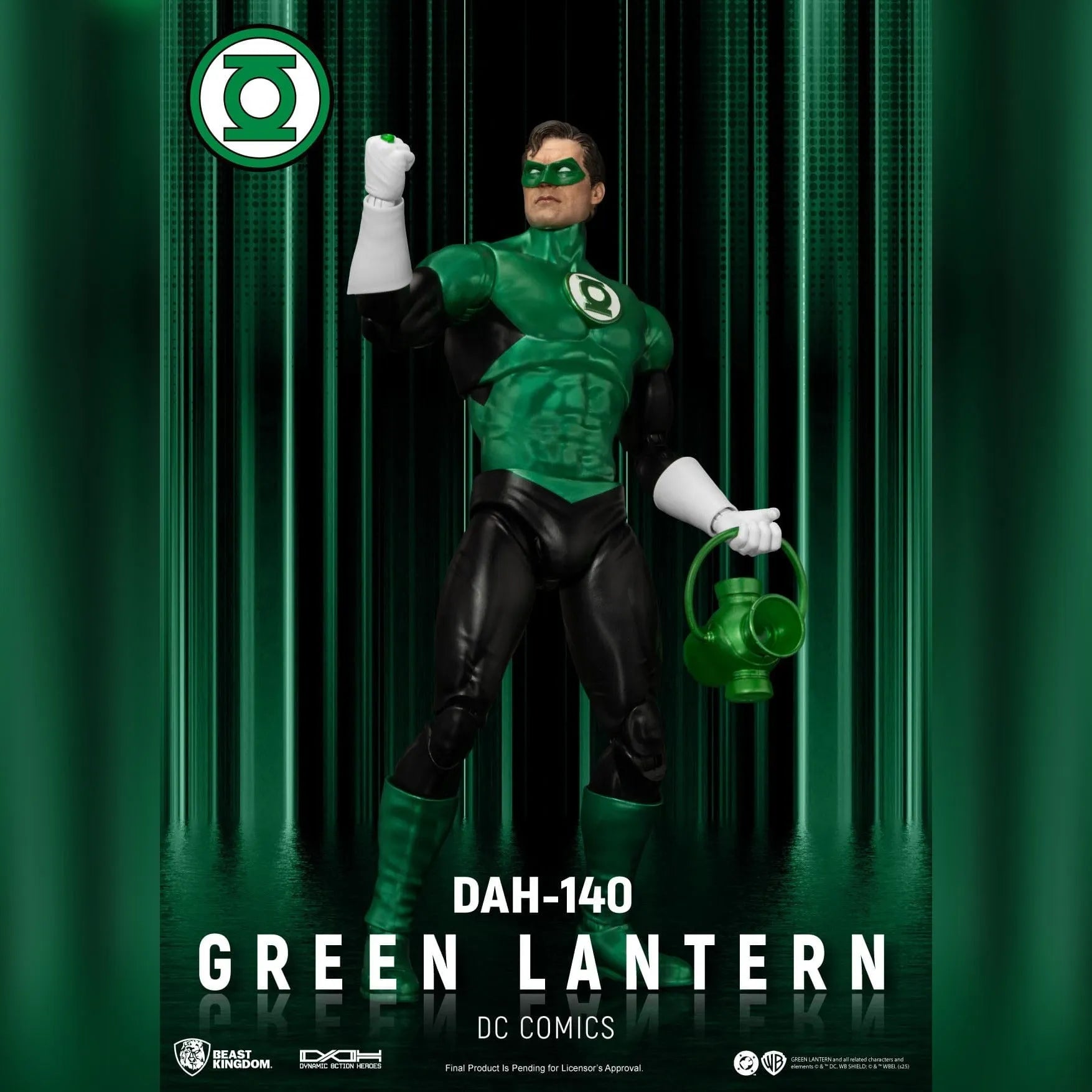 DC Comics: The Green Lantern: Dynamic 8ction Heroes: DAH-140: Action Figure: 20CM - Beast Kingdom Toys Action Figure