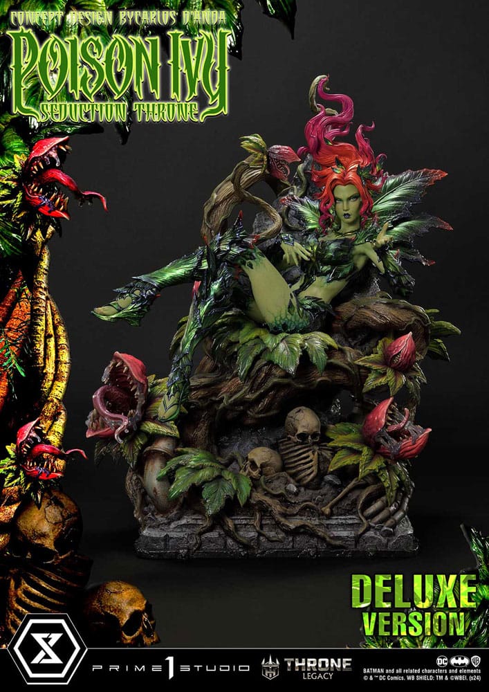 DC Comics Throne Legacy Collection Statue 1/4 Batman Poison Ivy Seduction Throne Deluxe Version 55 cm - Prime 1 Studio Statues
