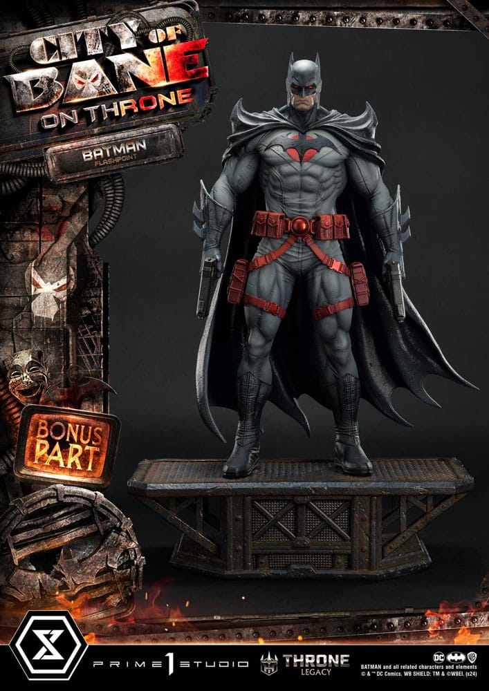 DC Comics Throne Legacy Collection Statue Statue 1/4 Flashpoint Batman Bonus Version 60 cm - Prime 1 Studio Statues