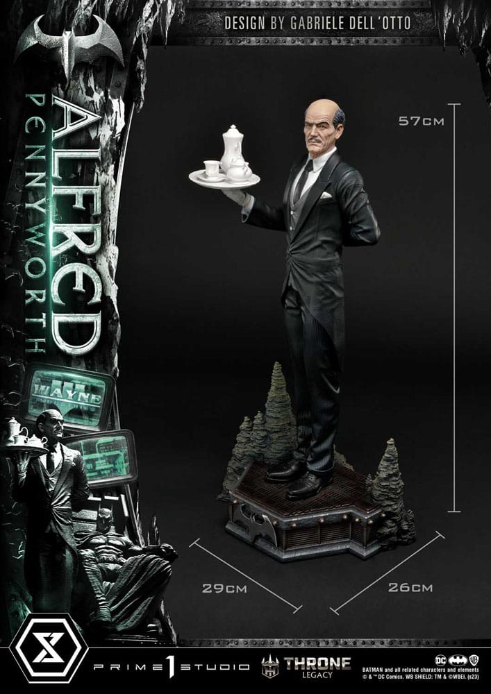 DC Comics Throne Legacy Series Statue Alfred Pennyworth (Batman Comics) Bonus Version 5 - Prime 1 Studio Statues