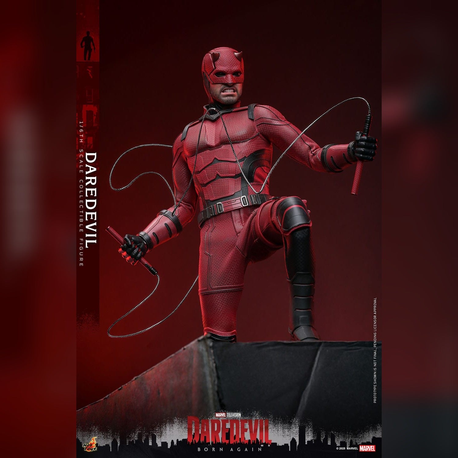 MARVEL HotToys Daredevi フィギュア ホットトイズ Hot Toys Daredevil: Born Again: Daredevil: 1/6th — Official