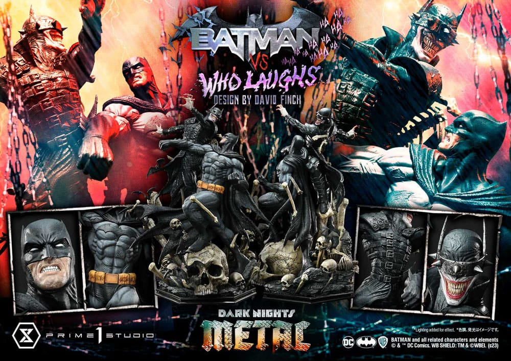 Dark Nights: Metal Ultimate Premium Masterline Series Statue 1/4 Batman VS Batman Who Laughs 6 - Prime 1 Studio Statues