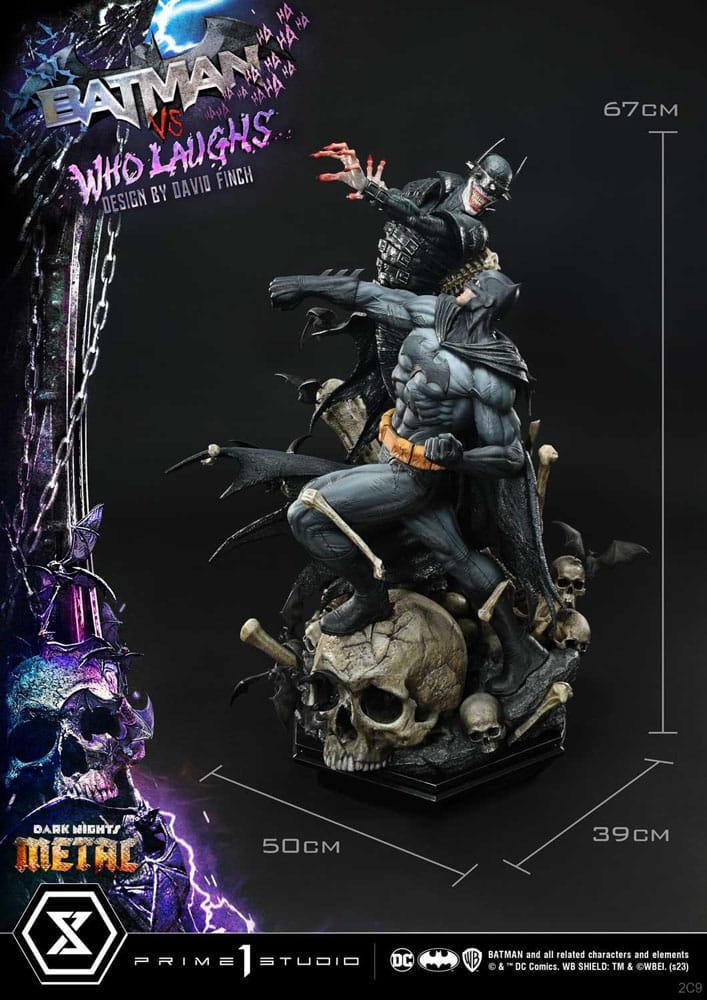 Dark Nights: Metal Ultimate Premium Masterline Series Statue 1/4 Batman VS Batman Who Laughs 6 - Prime 1 Studio Statues