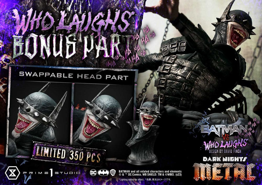 Dark Nights: Metal Ultimate Premium Masterline Series Statue 1/4 Batman VS Batman Who Laughs Deluxe Bonus Version 6 - Prime 1 Studio Statues