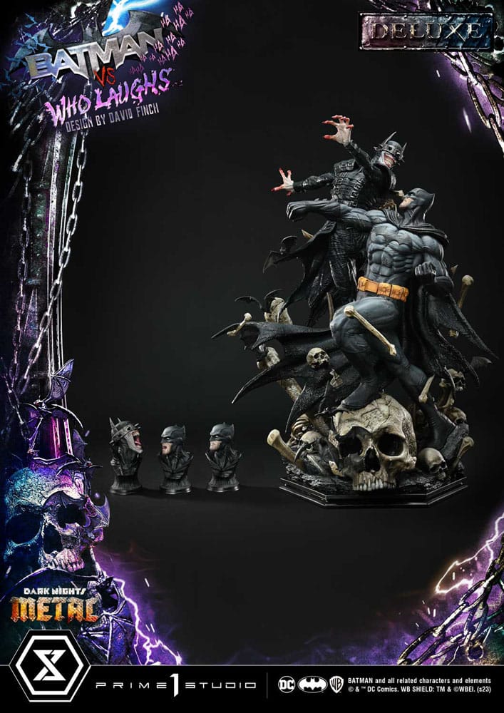 Dark Nights: Metal Ultimate Premium Masterline Series Statue 1/4 Batman VS Batman Who Laughs Deluxe Bonus Version 6 - Prime 1 Studio Statues
