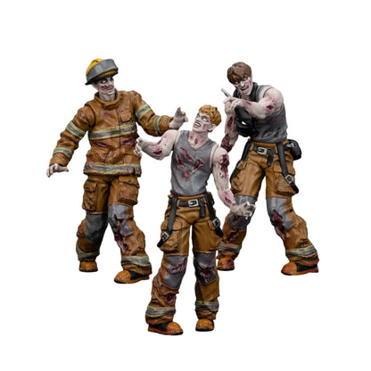 Dark Source: Zombie Firefighters: Action Figure 3 Pack: Joy Toy - Joy Toy Action Figure