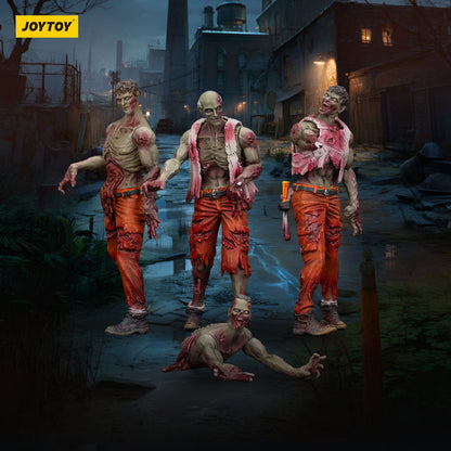 Dark Source: Zombie Mechanic Team: Action Figure 4 Pack: Joy Toy - Joy Toy Action Figure