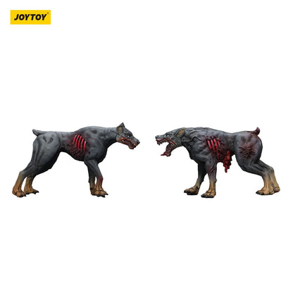 Dark Source: Zombie Police Dogs: Action Figure 2 Pack: Joy Toy - Joy Toy Action Figure