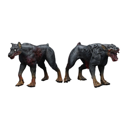 Dark Source: Zombie Police Dogs: Action Figure 2 Pack: Joy Toy - Joy Toy Action Figure