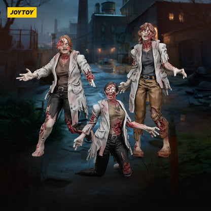 Dark Source: Zombie Scientists (Female): Action Figure 3 Pack: Joy Toy - Joy Toy Action Figure