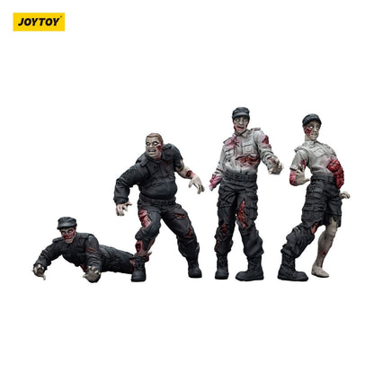 Dark Source: Zombie Security Guards: Action Figure 4 Pack: Joy Toy - Joy Toy Action Figure