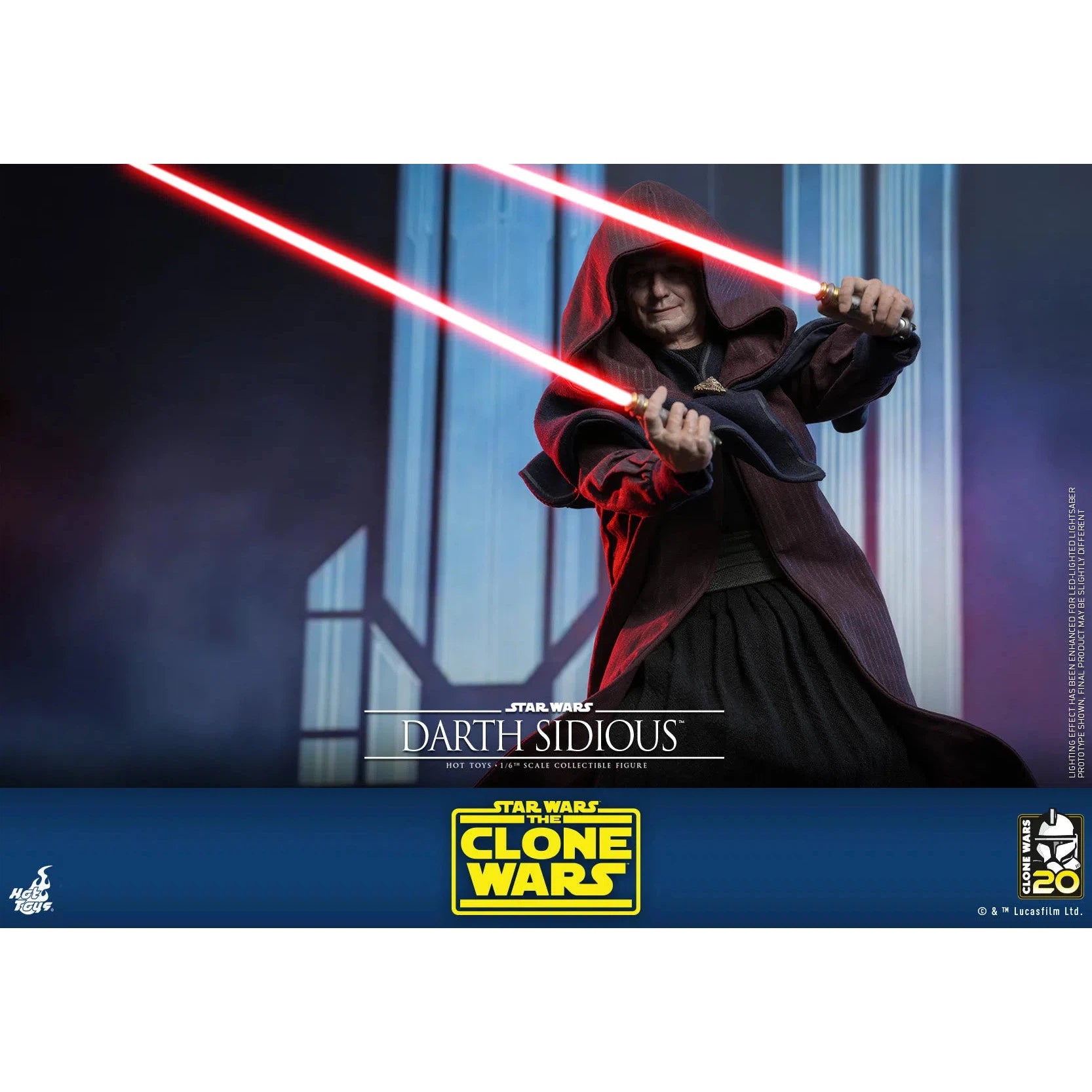 Darth Sidious: The Clone Wars: Star Wars Hot Toys