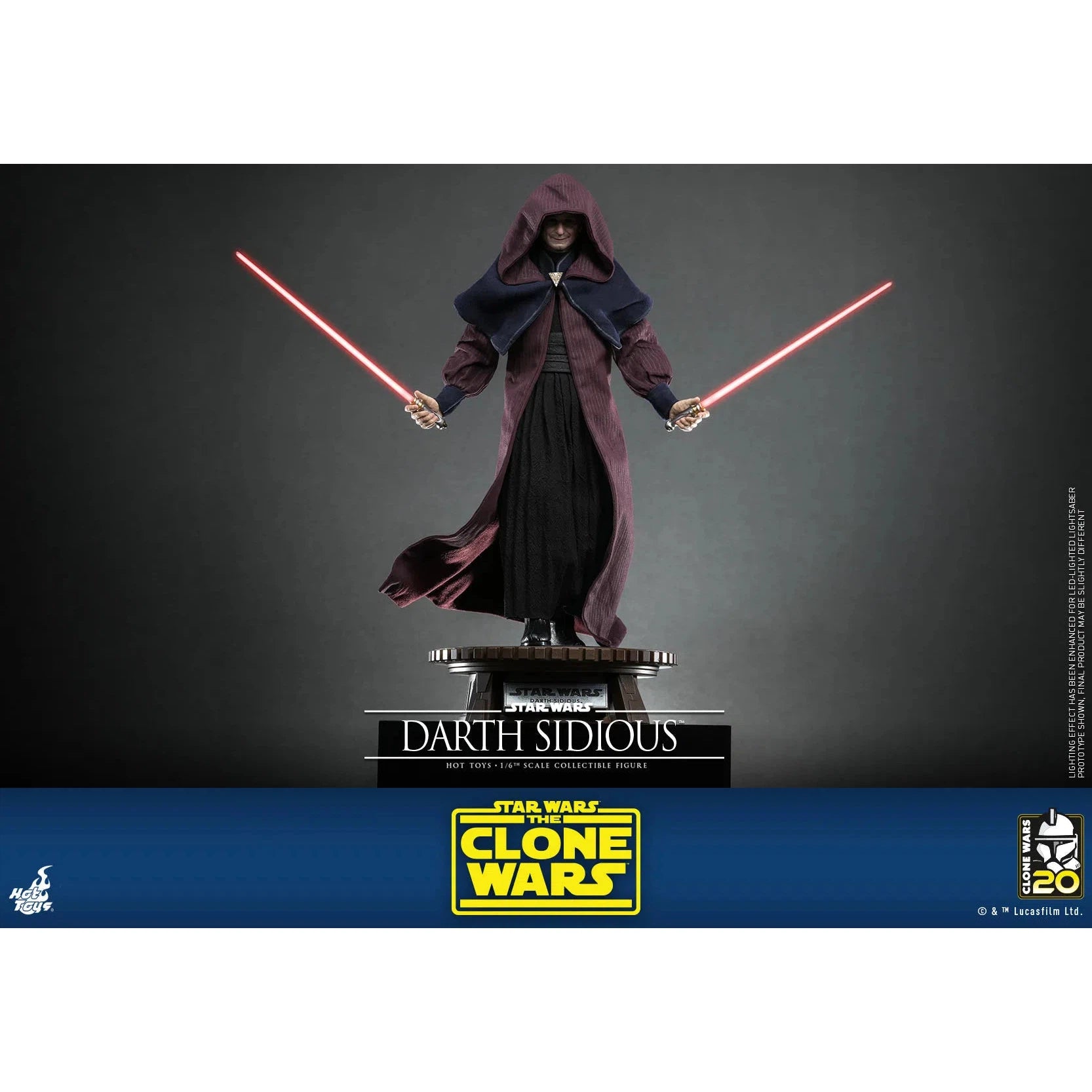 Darth Sidious: The Clone Wars: Star Wars Hot Toys
