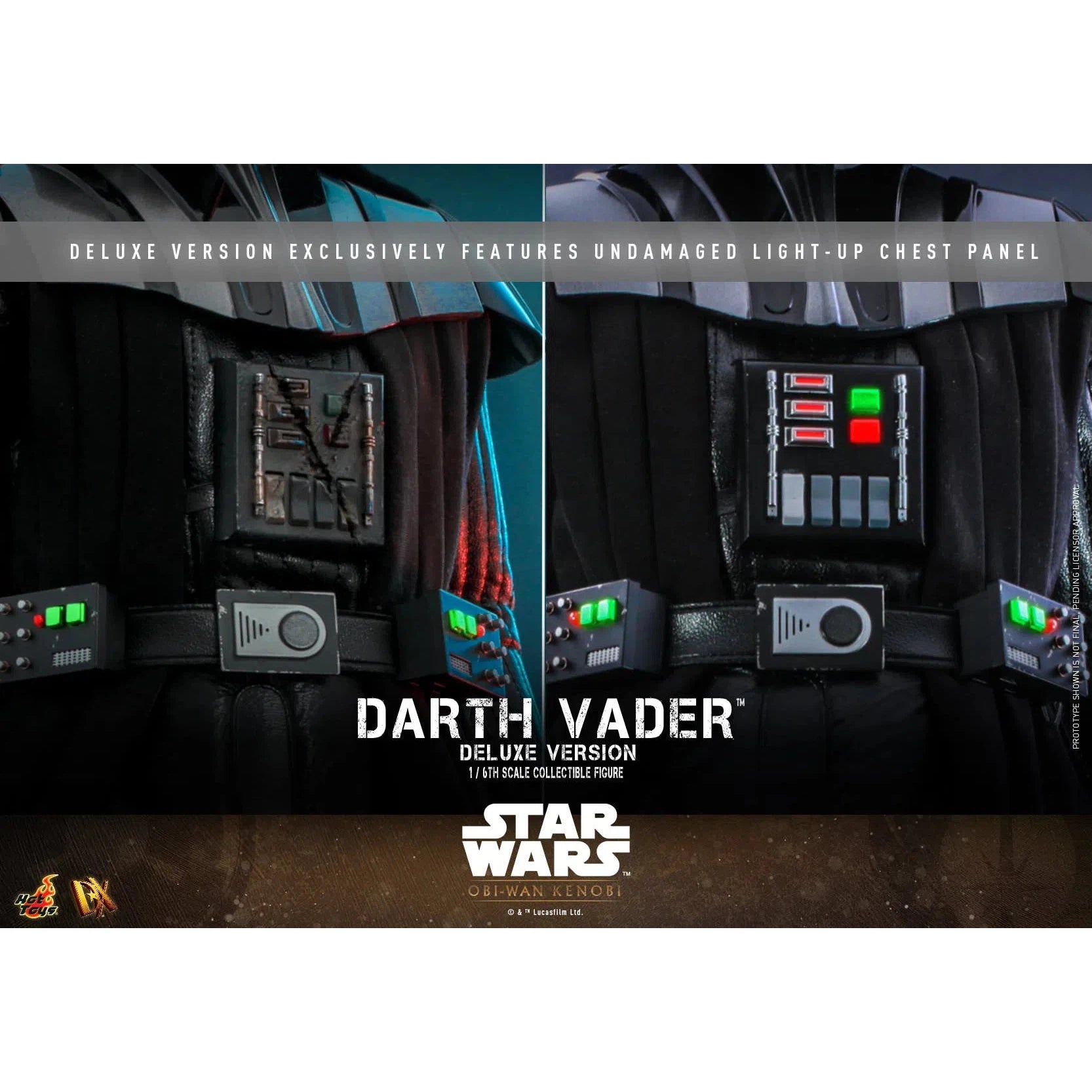 Darth Vader: DX28: Star Wars: Obi-Wan Kenobi: Deluxe Hot Toys