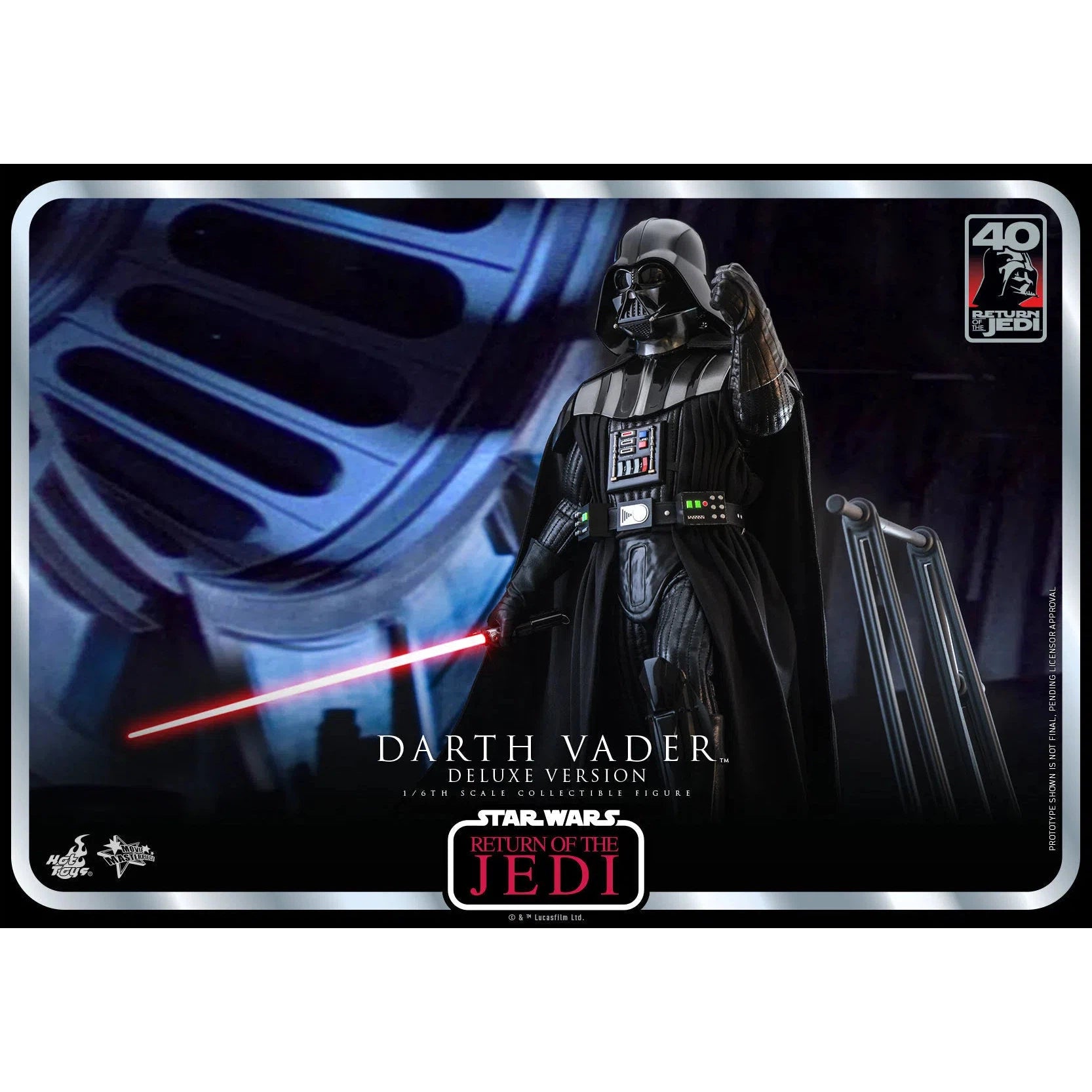 Darth Vader: Star Wars: Return Of The Jedi: 40th Anniversary: Deluxe Hot Toys