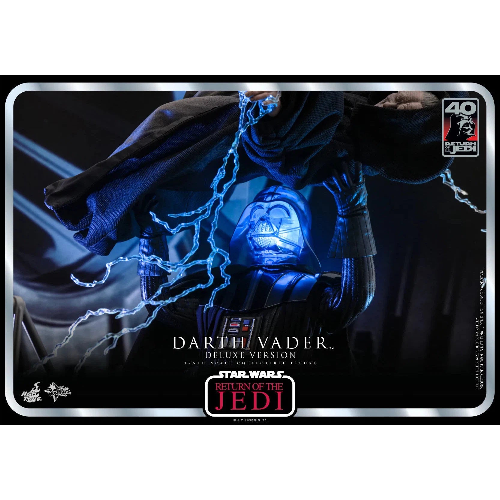 Darth Vader: Star Wars: Return Of The Jedi: 40th Anniversary: Deluxe Hot Toys