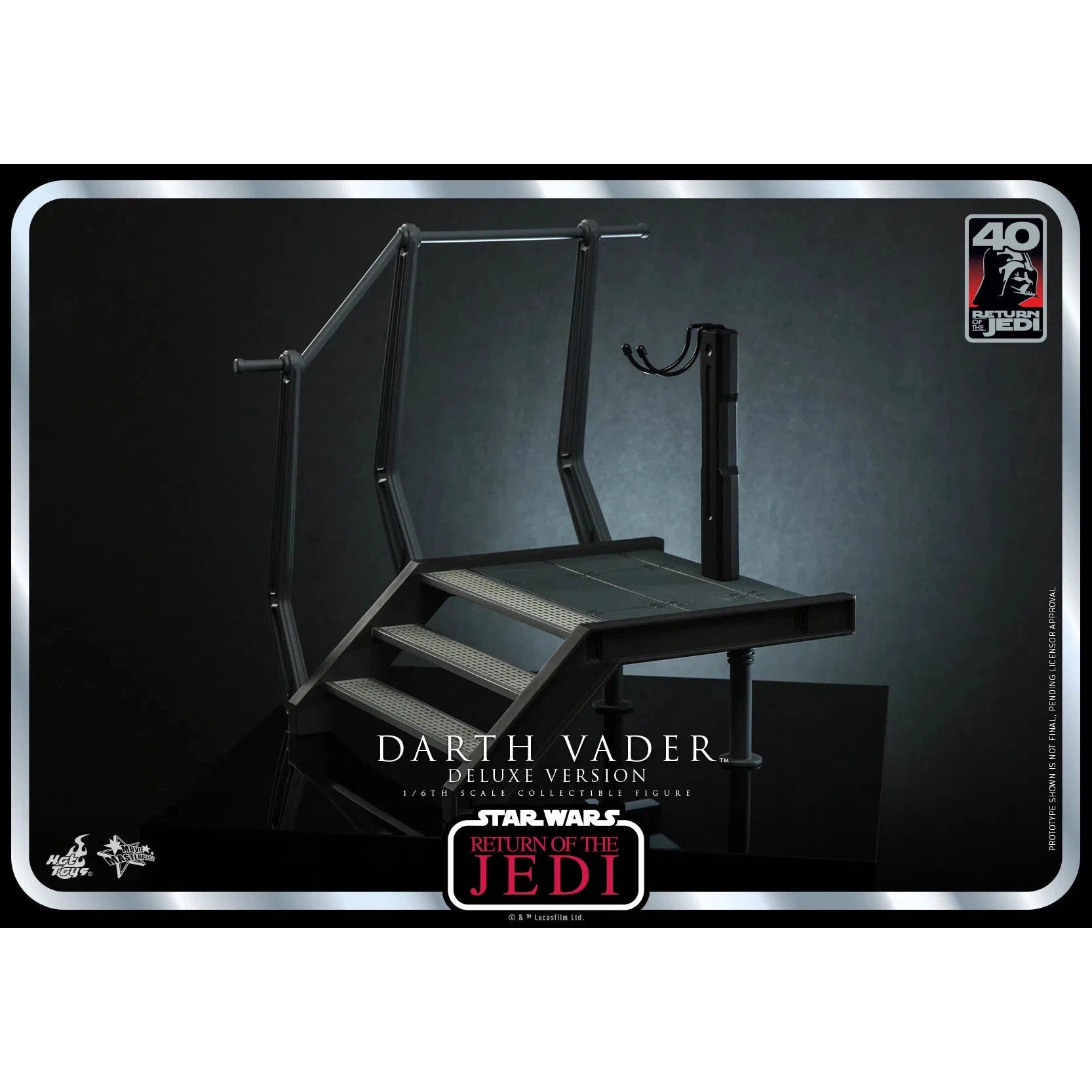 Darth Vader: Star Wars: Return Of The Jedi: 40th Anniversary: Deluxe Hot Toys