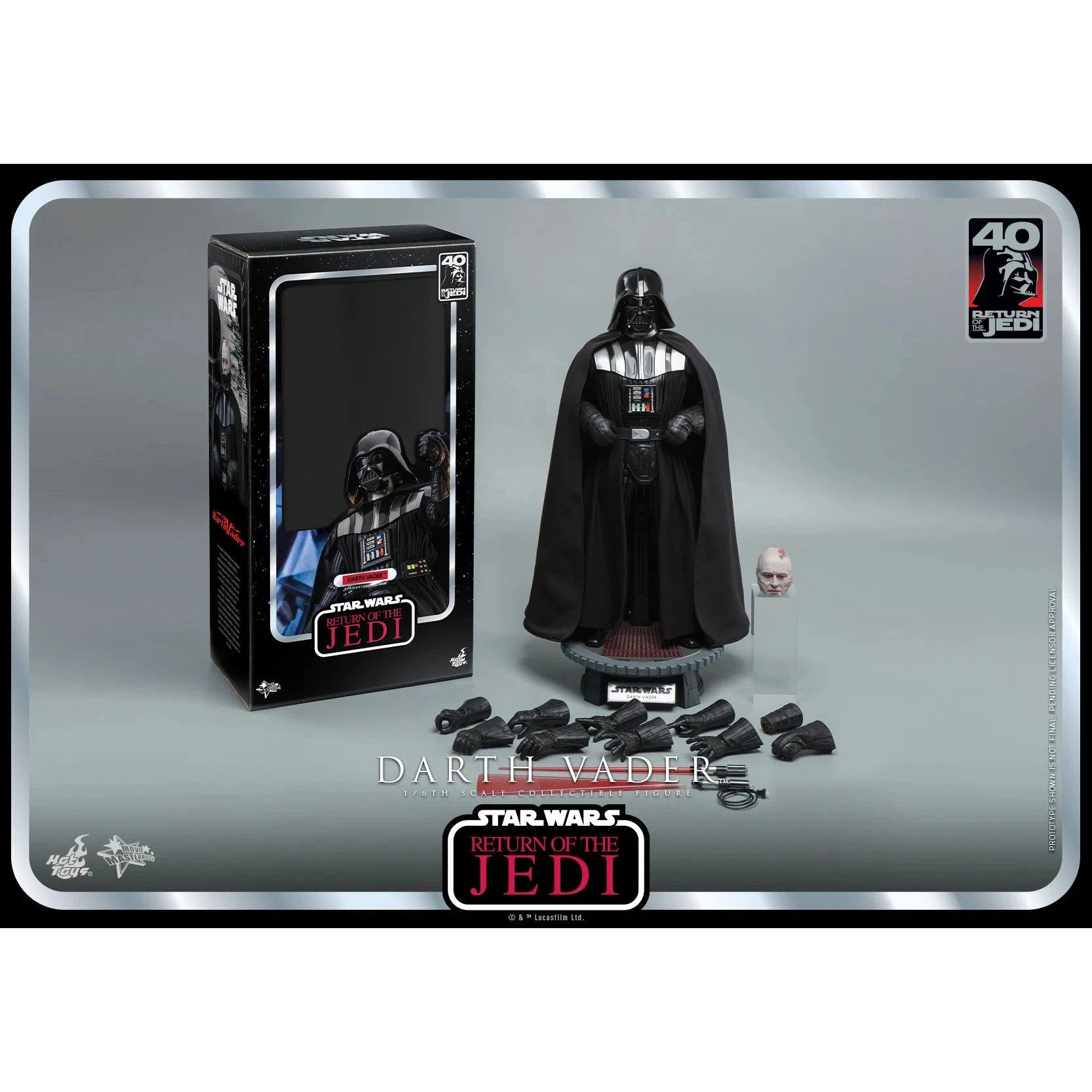 Darth Vader: Star Wars: Return Of The Jedi: 40th Anniversary Hot Toys