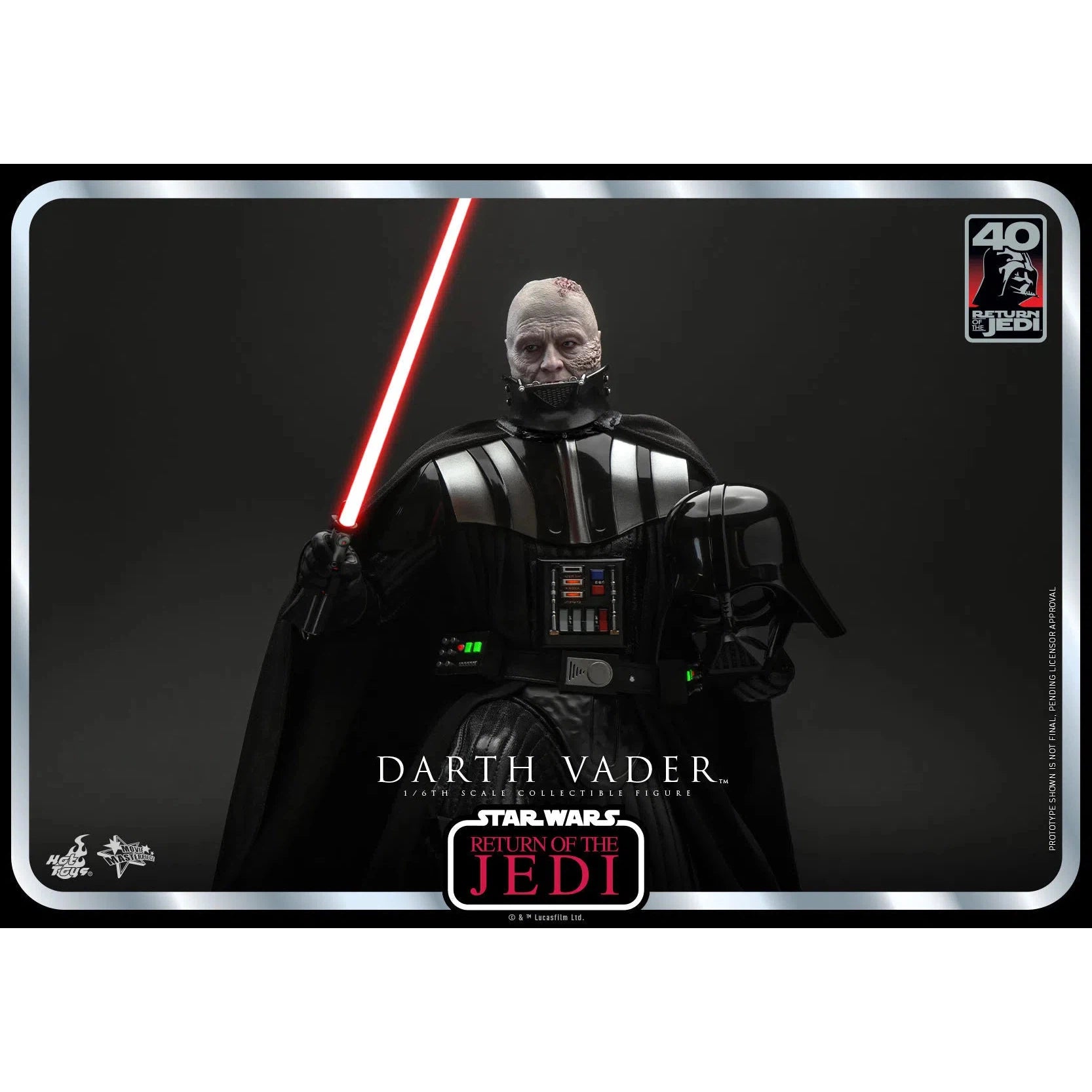 Darth Vader: Star Wars: Return Of The Jedi: 40th Anniversary Hot Toys