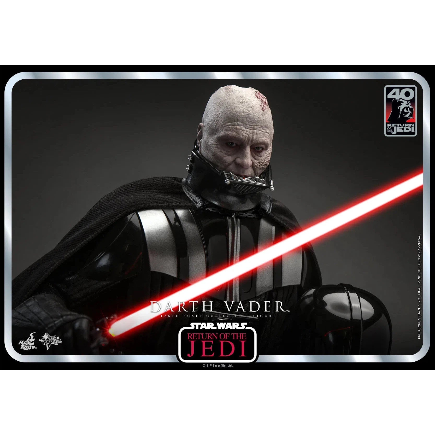 Darth Vader: Star Wars: Return Of The Jedi: 40th Anniversary Hot Toys
