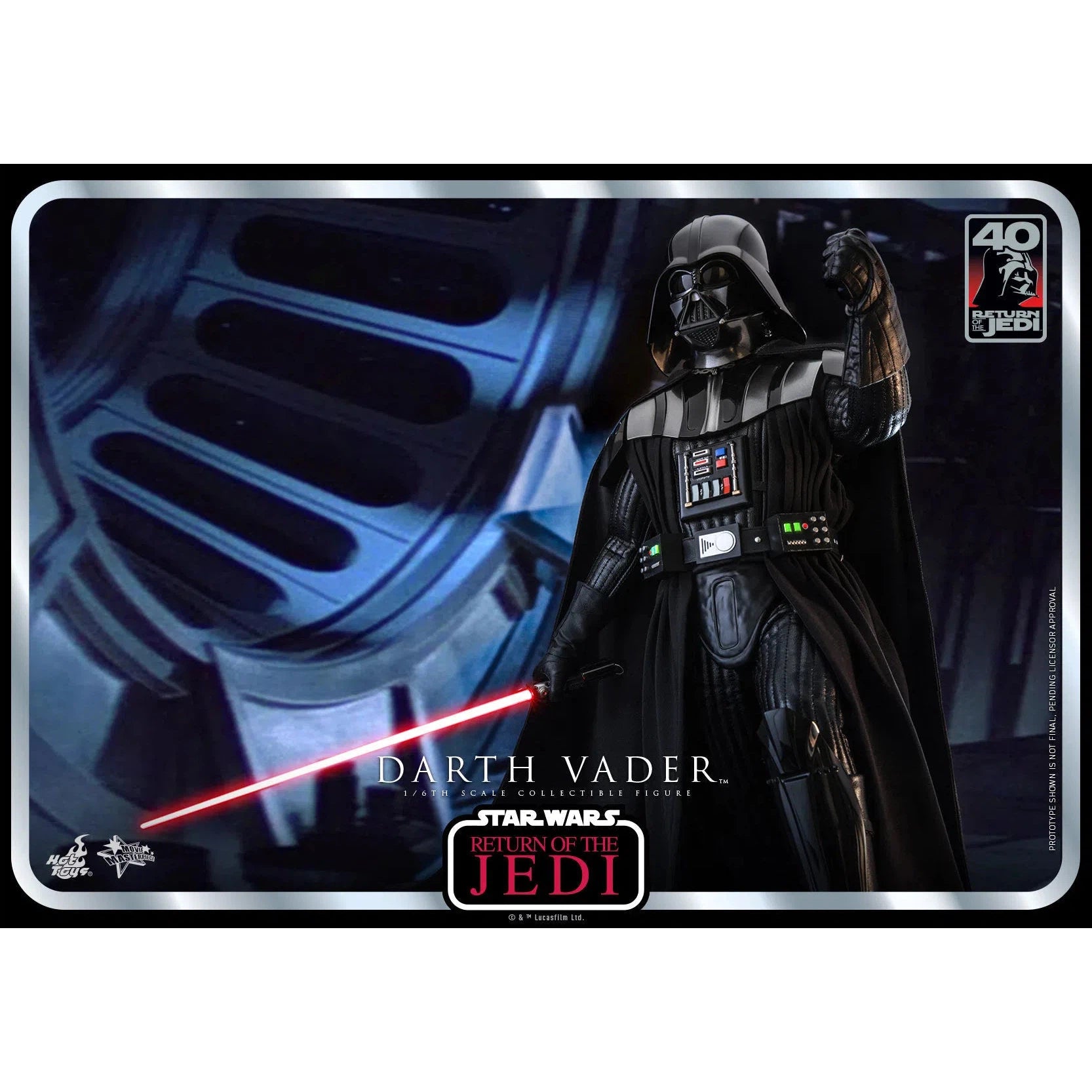 Darth Vader: Star Wars: Return Of The Jedi: 40th Anniversary Hot Toys