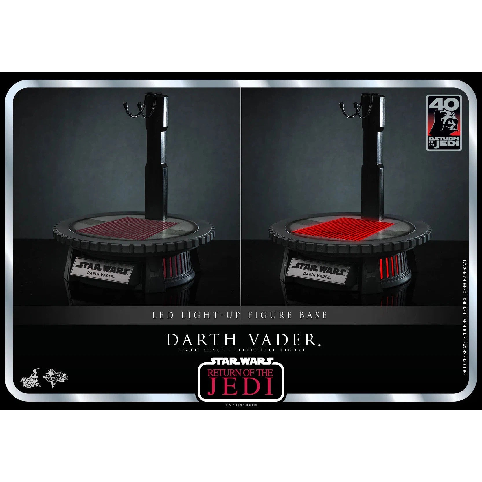 Darth Vader: Star Wars: Return Of The Jedi: 40th Anniversary Hot Toys