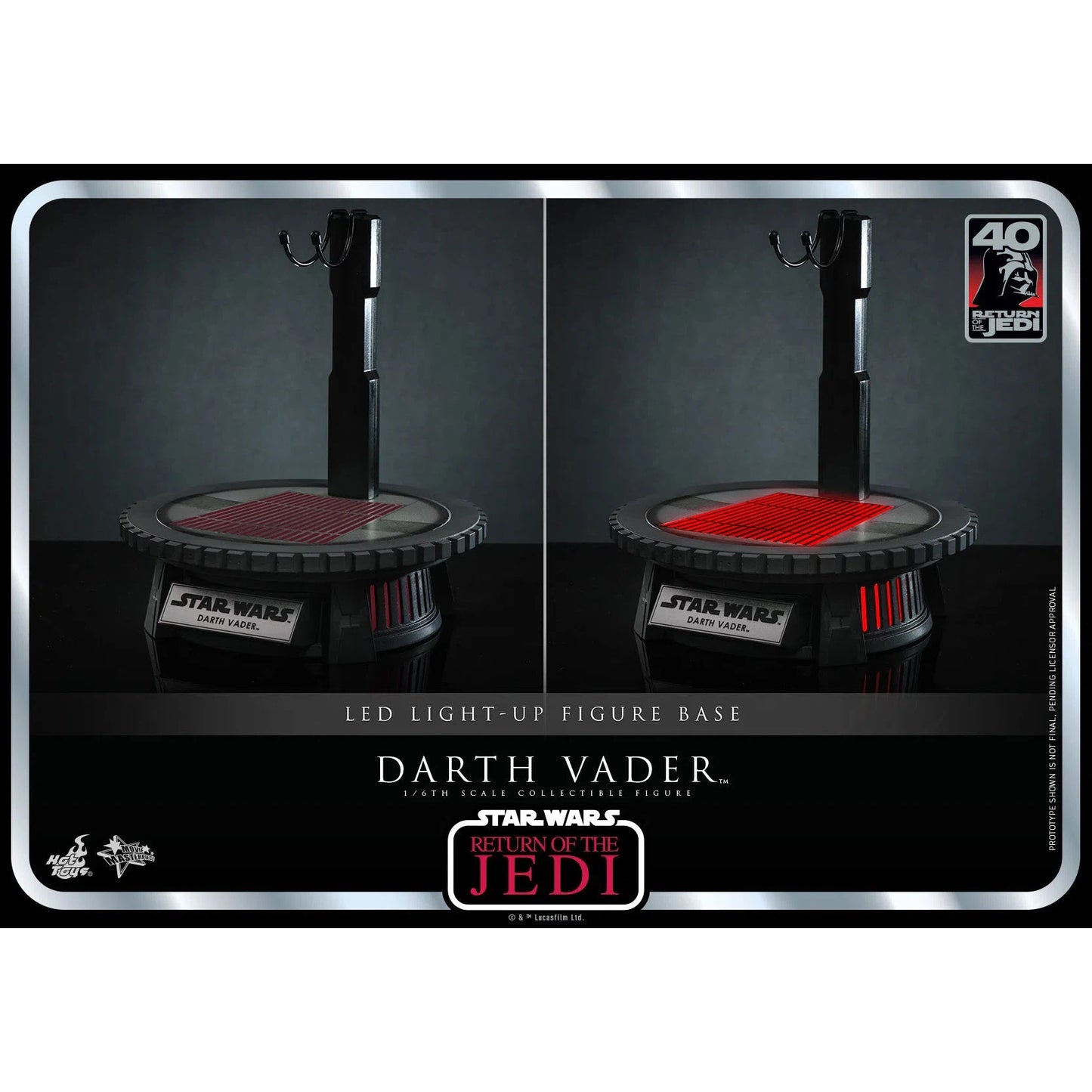 Darth Vader: Star Wars: Return Of The Jedi: 40th Anniversary Hot Toys