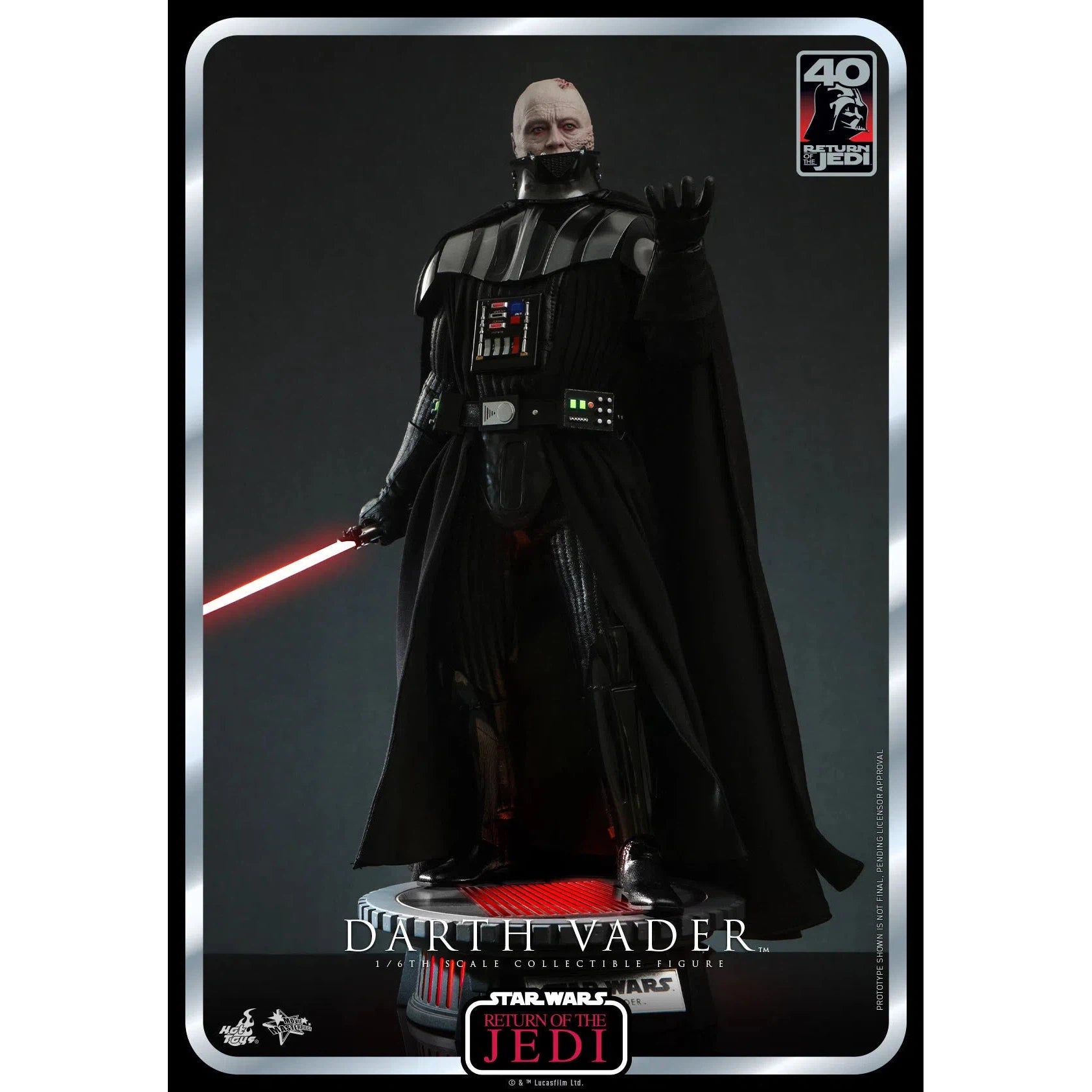Darth Vader: Star Wars: Return Of The Jedi: 40th Anniversary Hot Toys