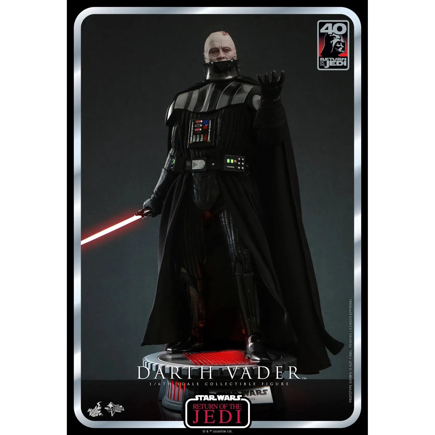 Darth Vader: Star Wars: Return Of The Jedi: 40th Anniversary Hot Toys