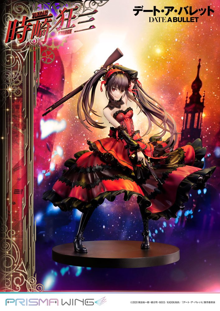 Date A Live Fragment: Date A Bullet Prisma Wing PVC Statue 1/7 Kurumi Tokisaki 2 - Prime 1 Studio Statues
