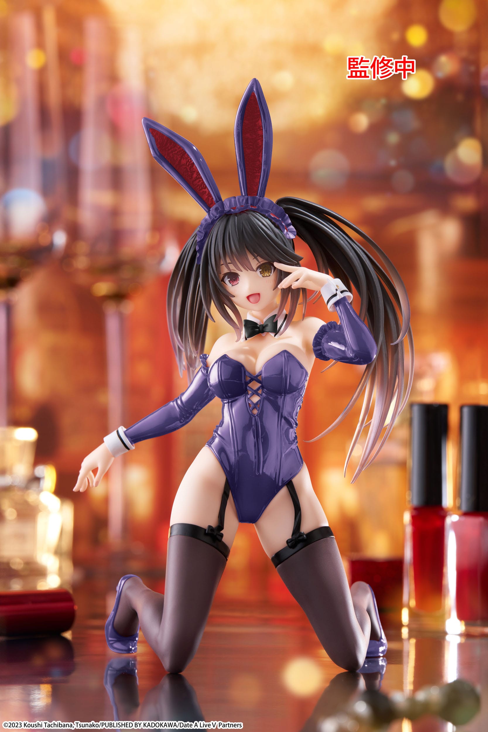 Date A Live V Desktop Cute Kurumi Tokisaki (Bunny Ver.) Figure (Renewal Edition) - Taito Figure